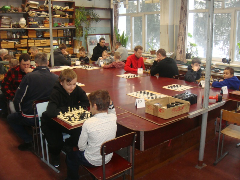 Семейный турнир по шахматам.